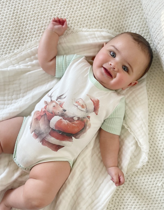 WITH LOVE FOR KIDS - Short Sleeve Onesie - Babies
