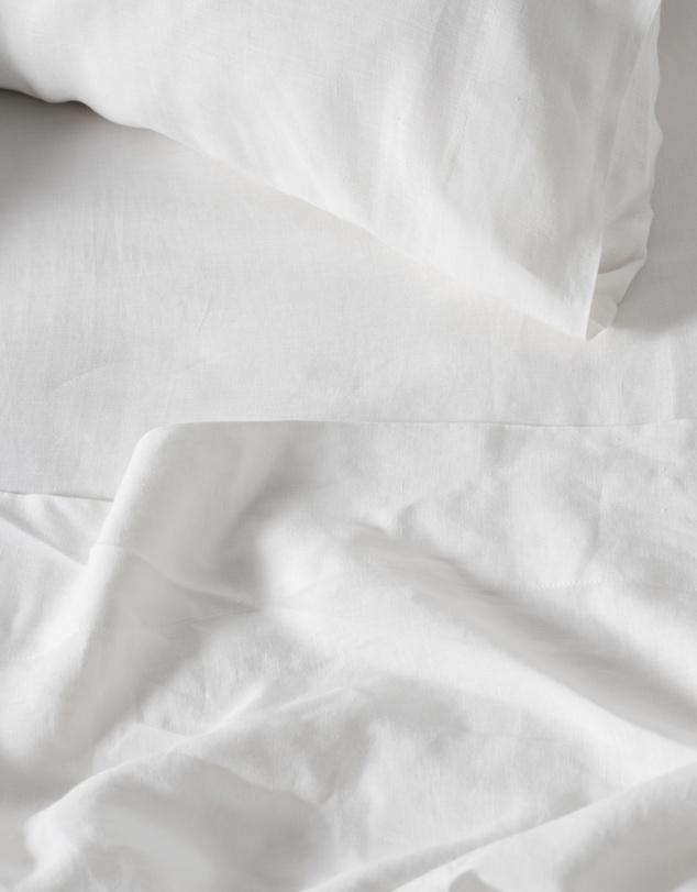 Linen House - Nimes Pure Linen Flat Sheet