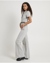 Insight - Nikki Denim Maxi Boiler Suit