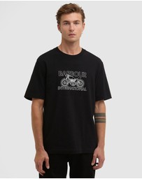 Barbour - B.Intl Cowl Motorbike Graphic T-Shirt