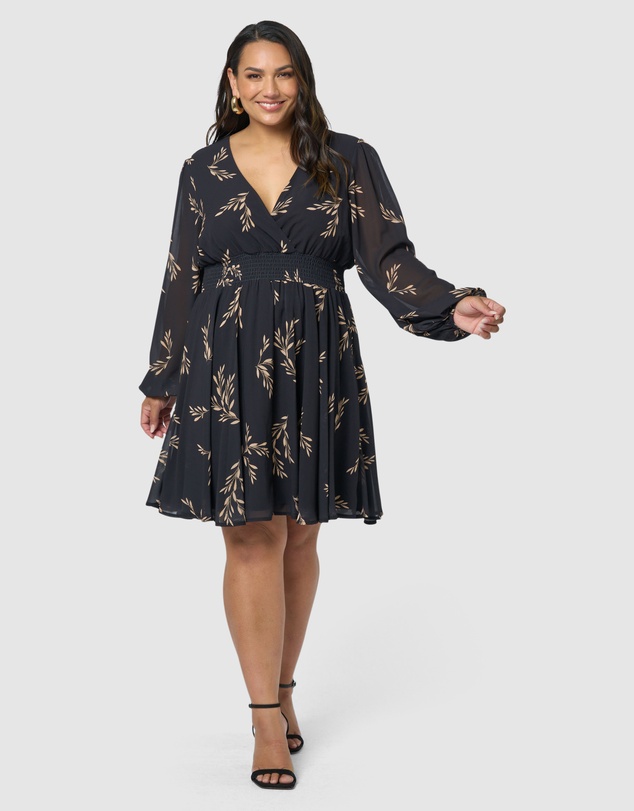Pink Dusk by Curve Project - Kiss Kiss Midi Dress