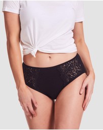 Kayser - 2 Pack Daily Essentials Stretch Lace & Cotton Full Brief (219)