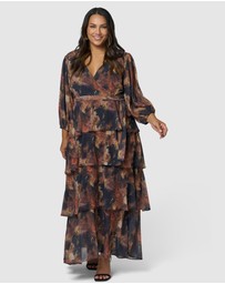 Pink Dusk by Curve Project - Temptress Maxi Dress