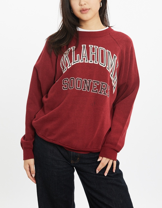 Vintage by The Real Deal - Pre Loved - Vintage 80s NCAA Oklahoma Sooners Sweatshirt