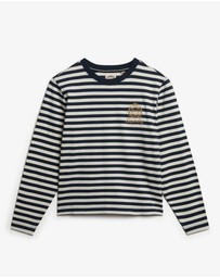 Superdry - Country Club Long Sleeve Stripe Top