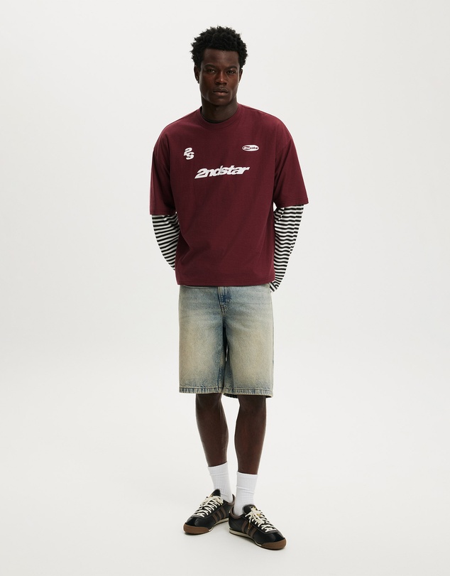 Cotton On - Cropped Fit Graphic T-Shirt