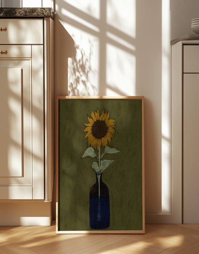 Olive et Oriel - Radiant View by Shatha Al Dafai Art Print