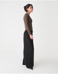 Forcast - Devon Long Sleeve Rib Tee