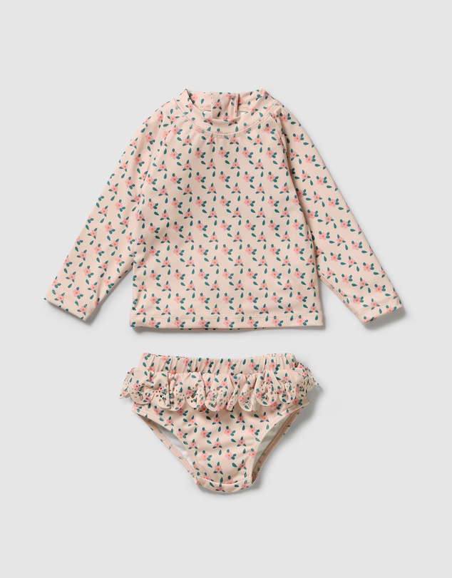 Wilson & Frenchy - Cutwork Rashie Swimset - Babies-Kids