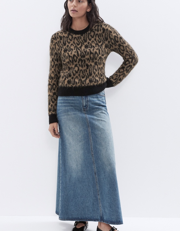 UNISON - Lofty Intarsia Crew Neck Knit