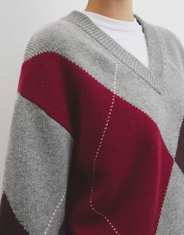 Country Road - Extrafine Merino Argyle Knit