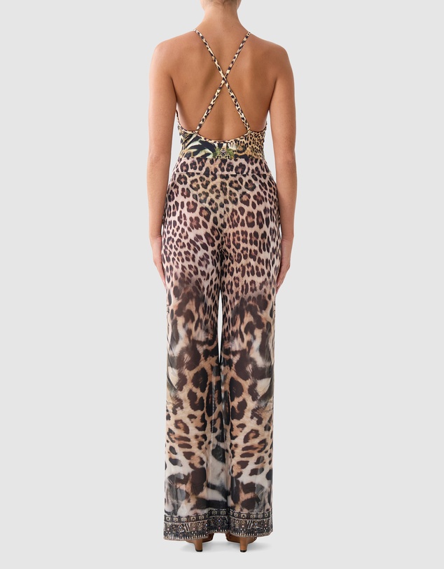 Camilla - Mesh Straight Leg Beach Pants