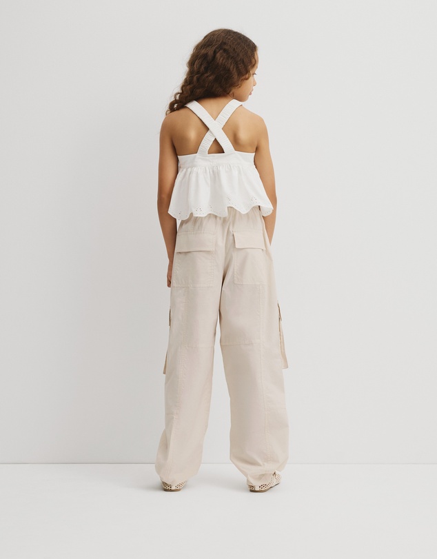 Country Road - Teen Sleeveless Cutwork Cami Top