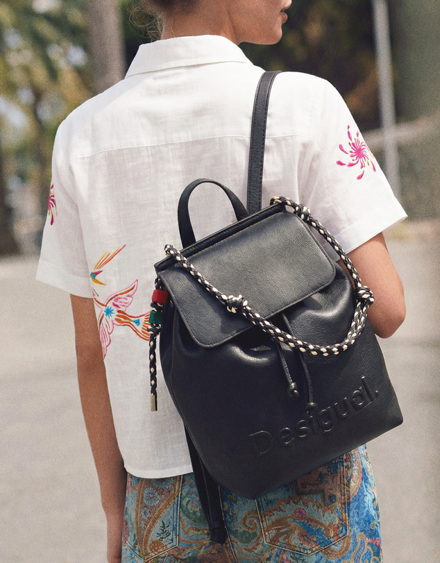 Desigual - Medium braided backpack