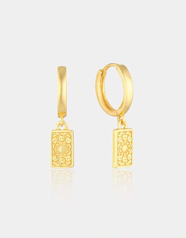 The Silver Collective - Fira Earrings Gold