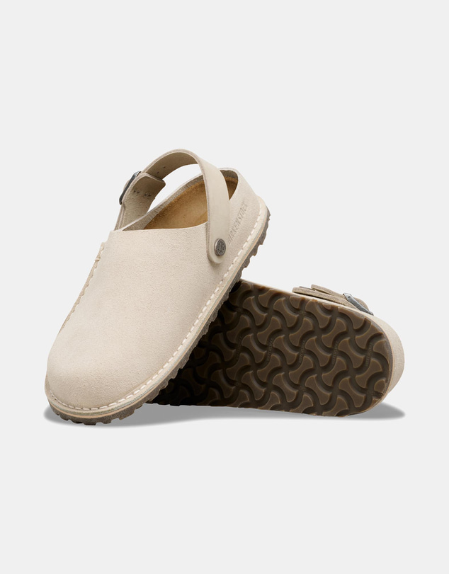Birkenstock - Lutry Oyster Suede Leather Regular - Unisex