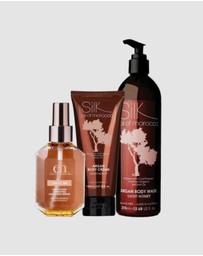 Silk Oil of Morocco - Silk Oil of Morocco Skin Trio Sweet Honey - Value Pack