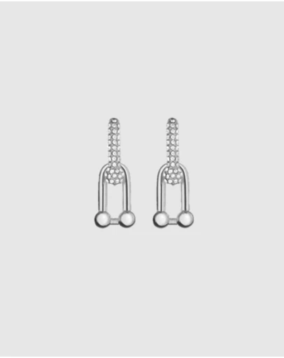 Kitte - Bond Pavé Earrings