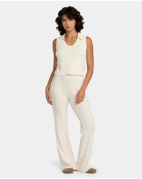 RVCA - Womens Ava Polo Tank Top