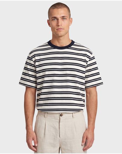 OFF WHITE/NAVY