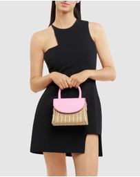 Olga Berg - Elle Wicker Top Handle