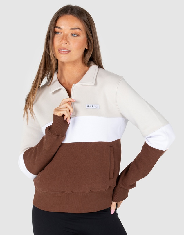 UNIT - UNIT Ladies Coco Half Zip Sweater