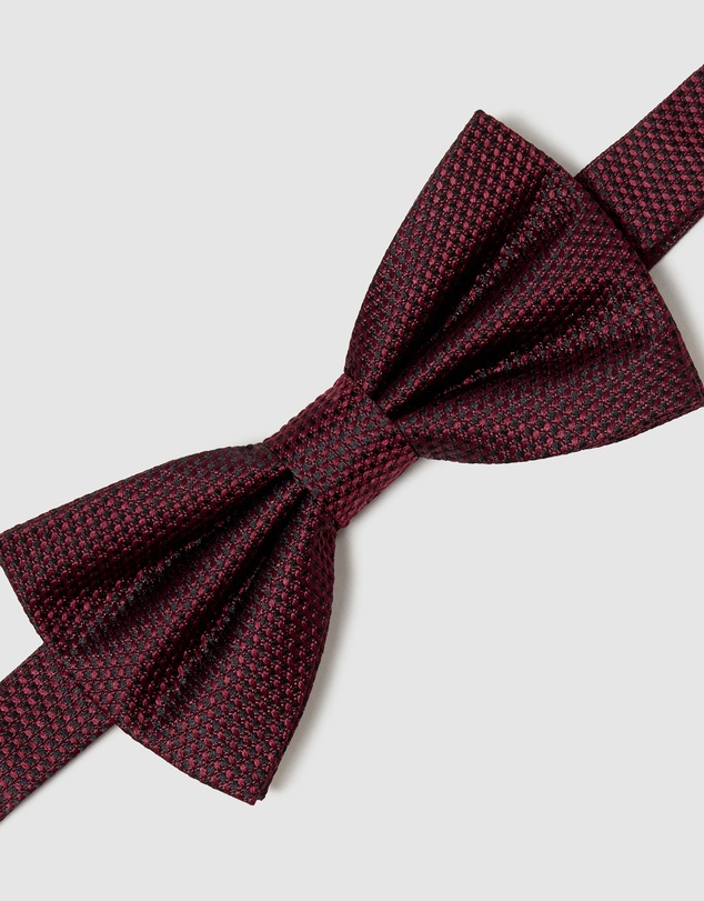 Politix - Vance Textured Two-tone Bow Tie