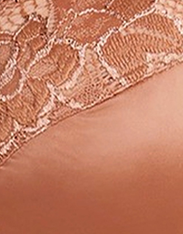 Sans Complexe - Arum Gloss Wired Half Cup Longline Bra with Lace