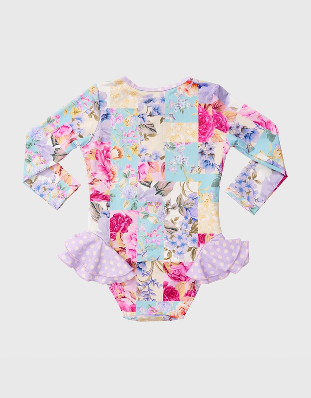 Aqua Blu Kids - Meadow Long Sleeve One Piece - Babies