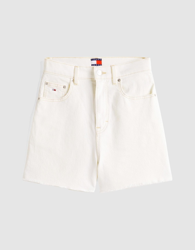Tommy Jeans - Raw Hem Regular Denim Mom Shorts