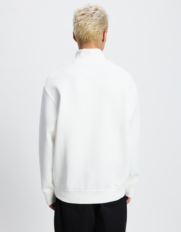 Armani Exchange - Chest Logo Half Zip Sweatshirt