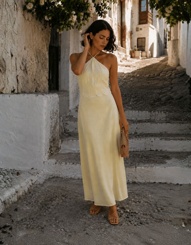 Esther & Co - Francette Dress - Moon Butter