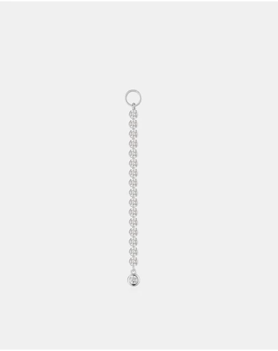 Ania Haie - Silver Row Bezel Earring Charm