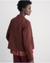 Seasalt - Seasalt Cornwall Red Coombe Lane Cotton Jacket