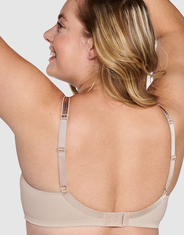 Naturana - Moulded Soft Cup Wirefree Bra With Satin Trim