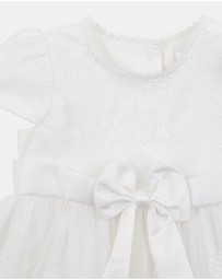 Bebe by Minihaha - Open Back Christening Dress - Babies