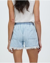 KAJA Clothing - Tilly Denim Shorts - Blue