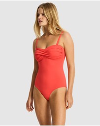 Sea Level Australia - Essentials Edit Twist Bandeau One Piece