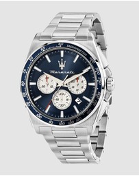 Maserati - Maserati Velocita 43mm Chrono Blue Dial Stainless Steel Strap Watch