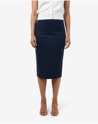 Forcast - Safira Midi Pencil Skirt