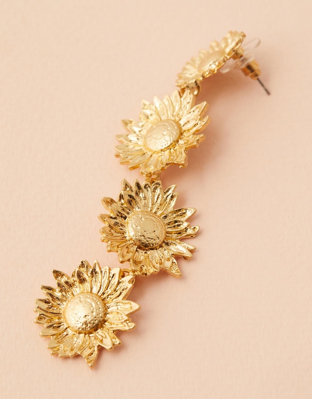 Native Sol - Follow The Sun - Sunflower Earrings
