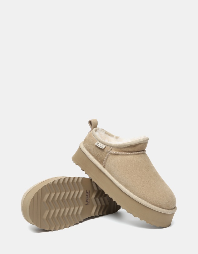 EVERAU - Australian Shepherd Ugg Nano Classic Platform Cow Suede Upper UGG Boots