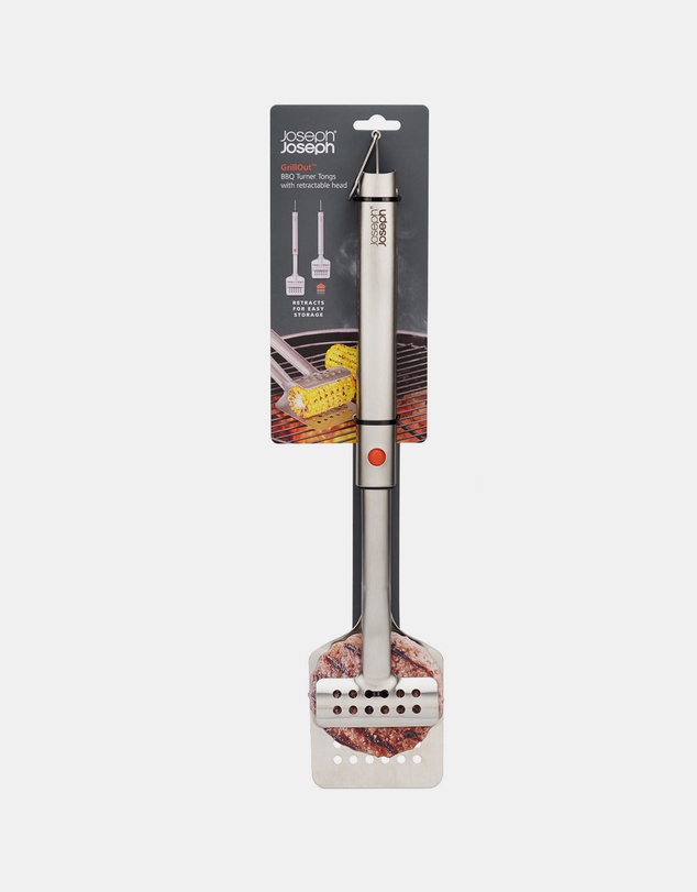 Joseph Joseph - GrillOut™ BBQ Turner Tongs with Retractable Head