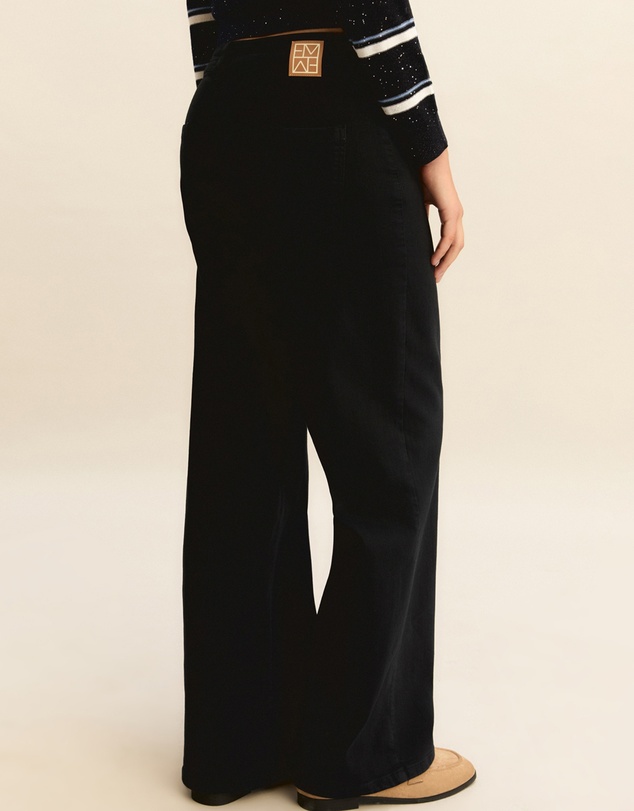 Emme - Navy Straight Trousers