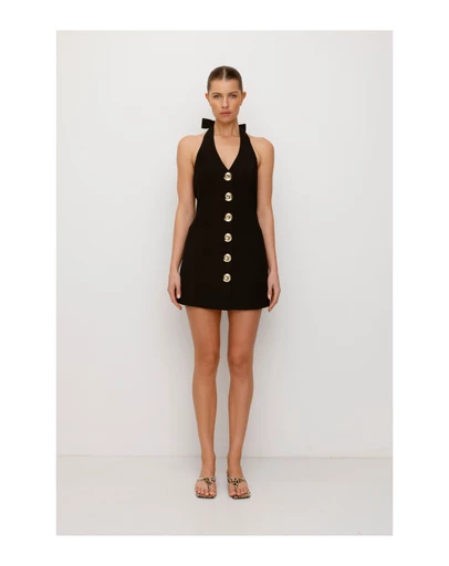 The Wolf Gang - Irida Vest Dress - Noir