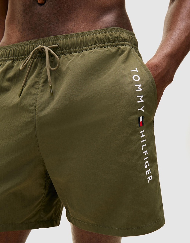 Tommy Hilfiger - Original Logo Mid Length Swim Shorts