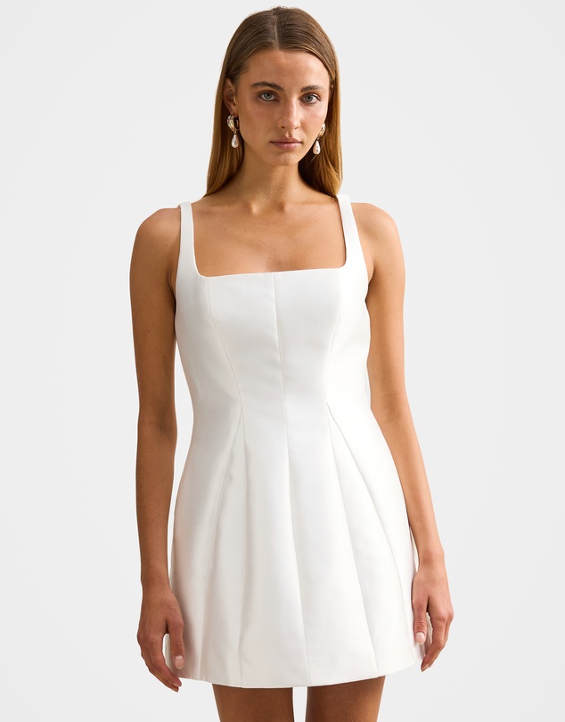 Forever New - Kaitlyn Structured Satin Mini Dress