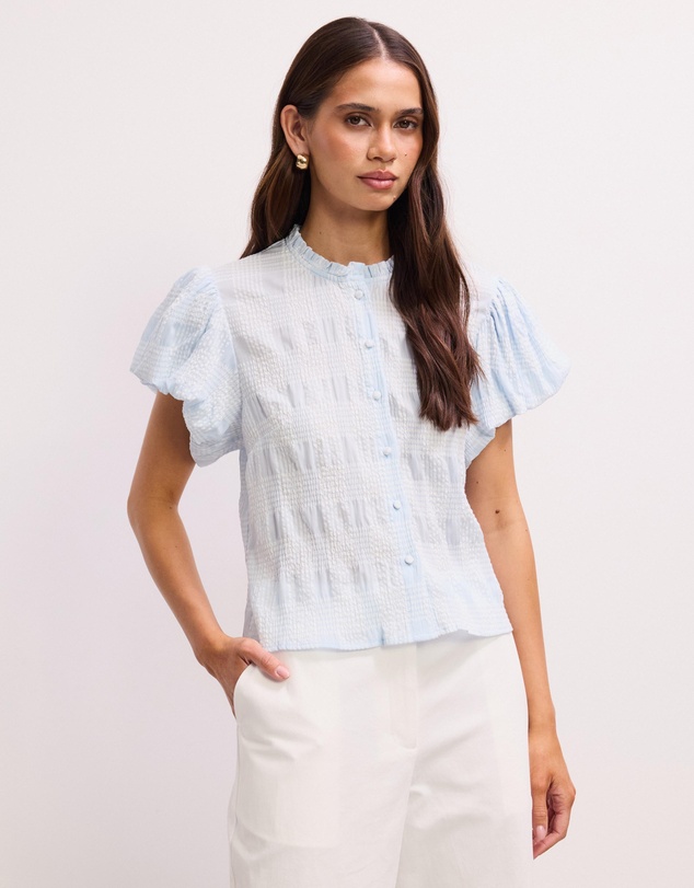 The Fated - Chloe Gingham Blouse