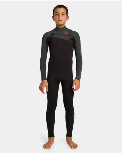 Billabong - Boys 8 to 16 3/2mm Absolute Core Chest Zip Wetsuit