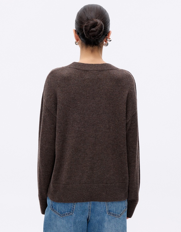 Minima Esenciales - Lorin Wool Cashmere V Neck